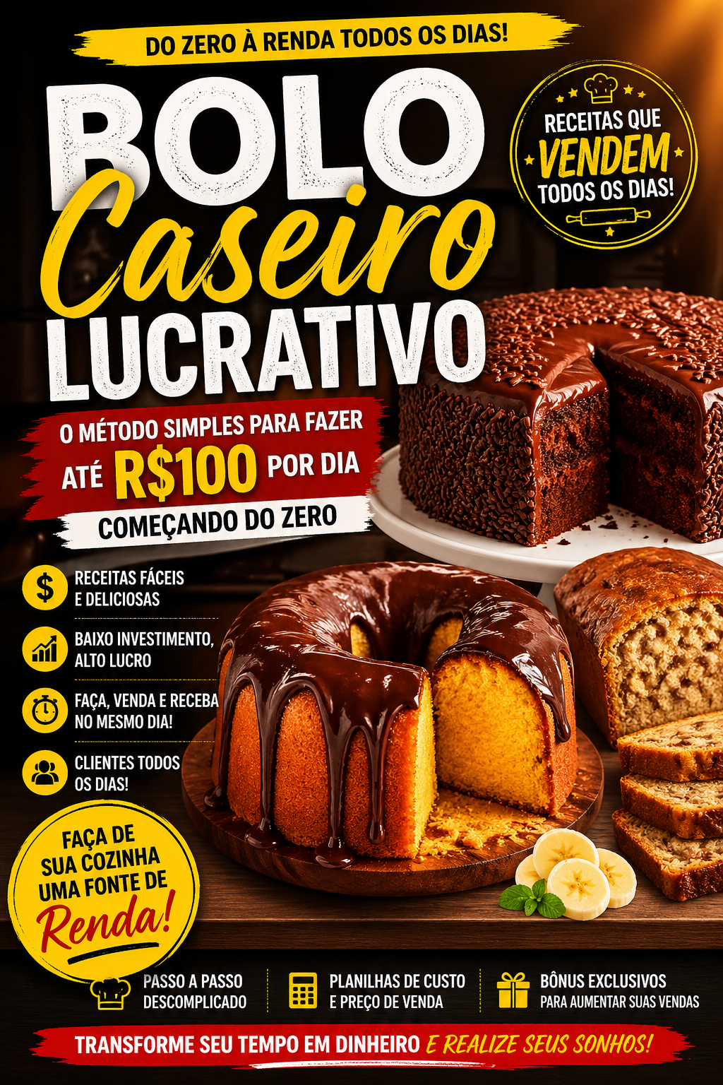Ebook Bolo Caseiro Lucrativo